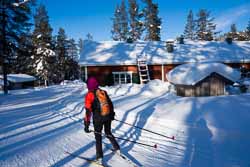 ski de fond en Laponie