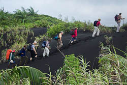 Vanuatu - Ambrym - Marum - traversée de la caldeira